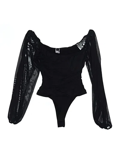 Pre-owned Windsor Bodysuit In Black
