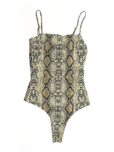 Pre-owned Windsor Bodysuit In Gold