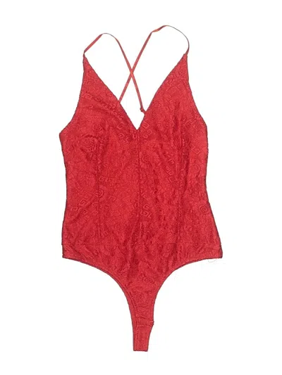 Pre-owned Windsor Bodysuit In Red