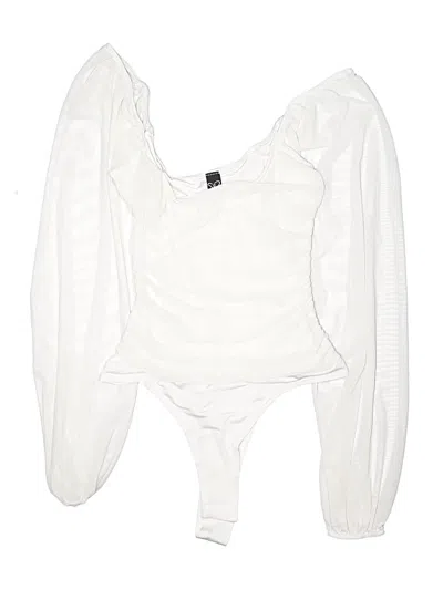 Pre-owned Windsor Bodysuit In White