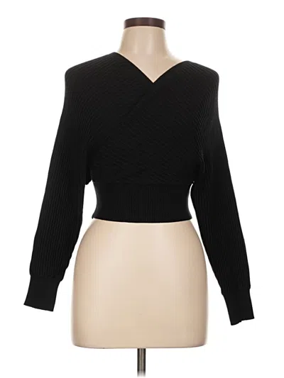 Pre-owned Windsor Cardigan Sweater In Black