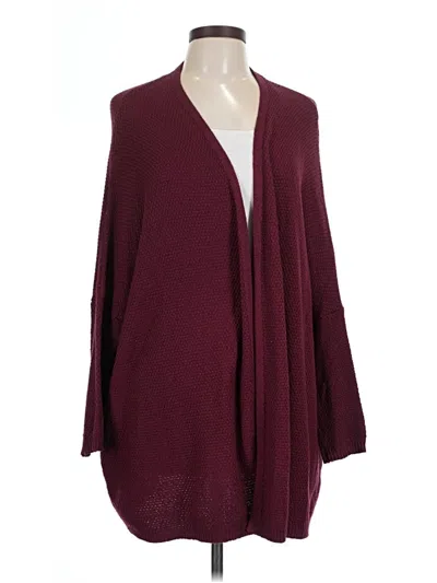 Pre-owned Windsor Cardigan Sweater In Burgundy