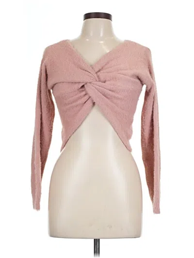 Pre-owned Windsor Cardigan Sweater In Pink