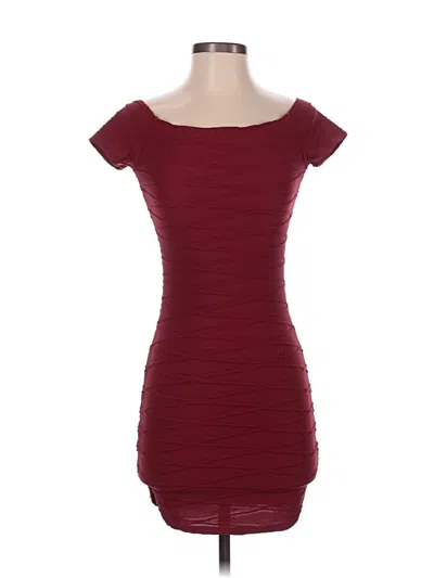 Pre-owned Windsor Casual Dress In Burgundy