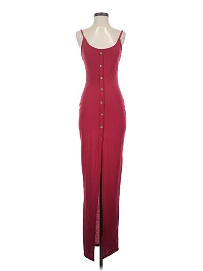 Pre-owned Windsor Casual Dress In Burgundy