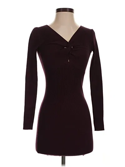 Pre-owned Windsor Casual Dress In Burgundy