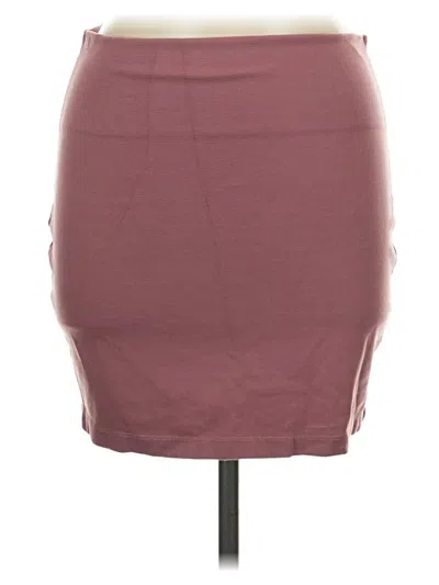 Pre-owned Windsor Casual Skirt In Burgundy