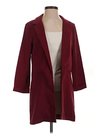 Pre-owned Windsor Coat In Burgundy