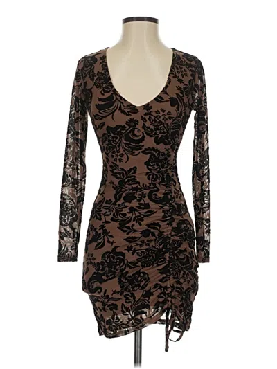Pre-owned Windsor Cocktail Dress In Brown