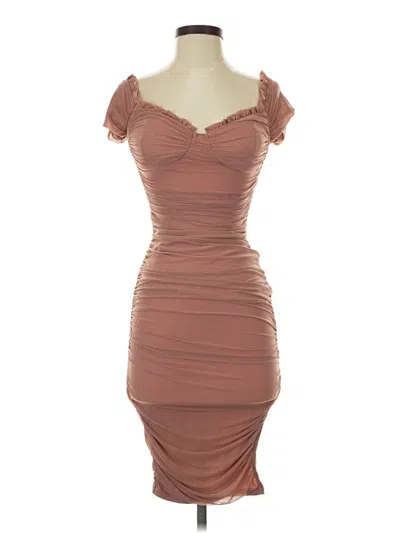 Pre-owned Windsor Cocktail Dress In Brown
