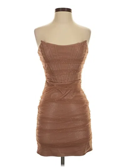 Pre-owned Windsor Cocktail Dress In Brown