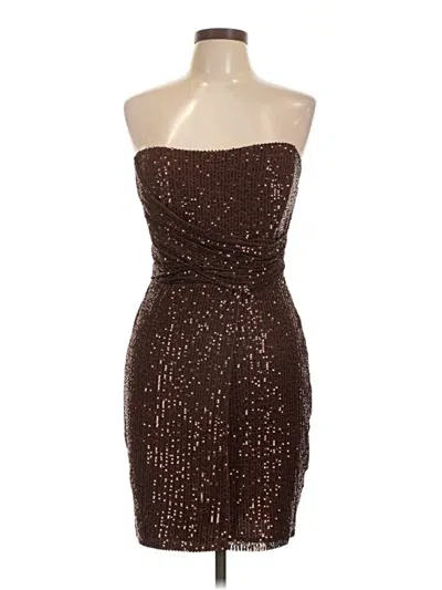 Pre-owned Windsor Cocktail Dress In Brown