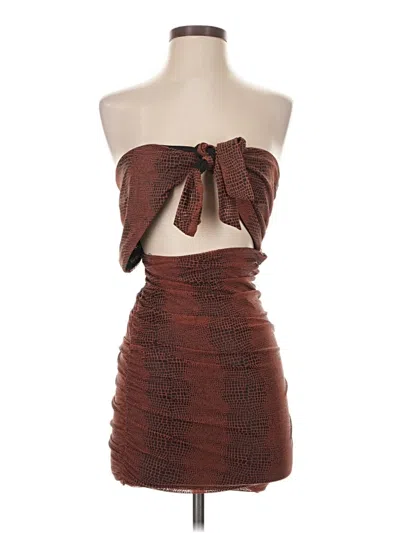Pre-owned Windsor Cocktail Dress In Brown