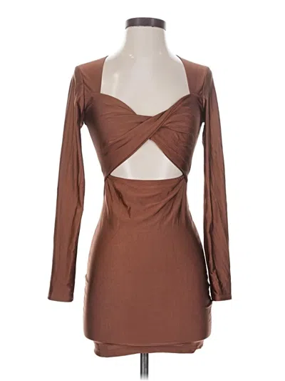 Pre-owned Windsor Cocktail Dress In Brown