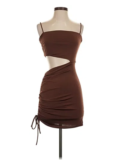 Pre-owned Windsor Cocktail Dress In Brown
