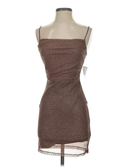 Pre-owned Windsor Cocktail Dress In Brown