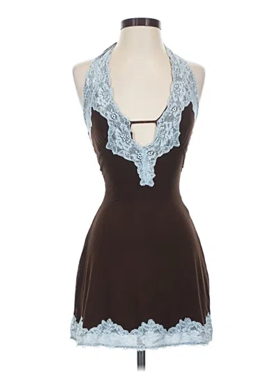 Pre-owned Windsor Cocktail Dress In Brown