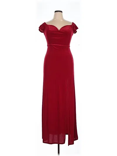 Pre-owned Windsor Cocktail Dress In Burgundy