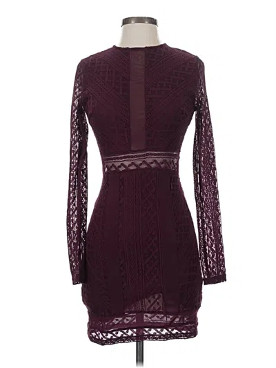 Pre-owned Windsor Cocktail Dress In Burgundy