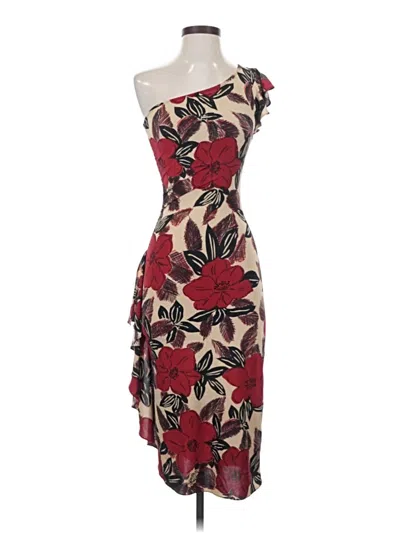 Pre-owned Windsor Cocktail Dress In Burgundy