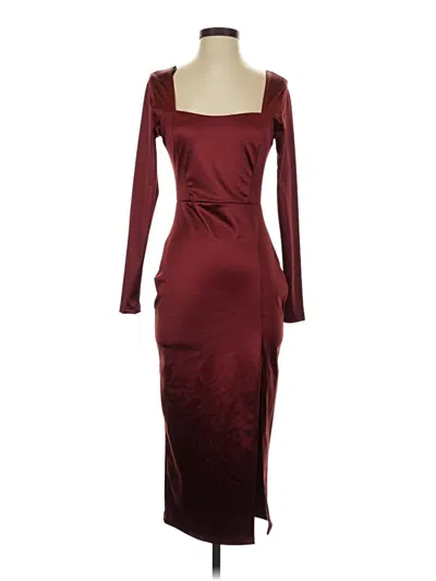 Pre-owned Windsor Cocktail Dress In Burgundy