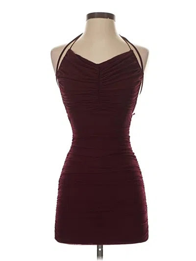 Pre-owned Windsor Cocktail Dress In Burgundy