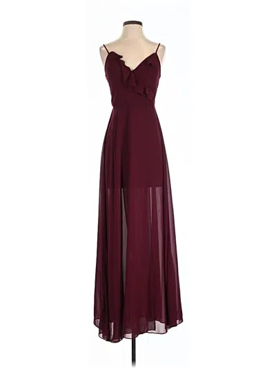 Pre-owned Windsor Cocktail Dress In Burgundy