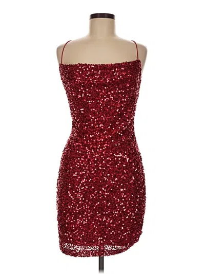 Pre-owned Windsor Cocktail Dress In Burgundy