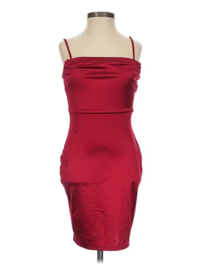 Pre-owned Windsor Cocktail Dress In Burgundy