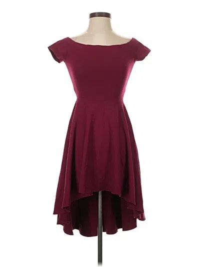 Pre-owned Windsor Cocktail Dress In Burgundy