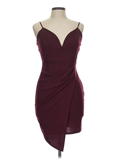 Pre-owned Windsor Cocktail Dress In Burgundy