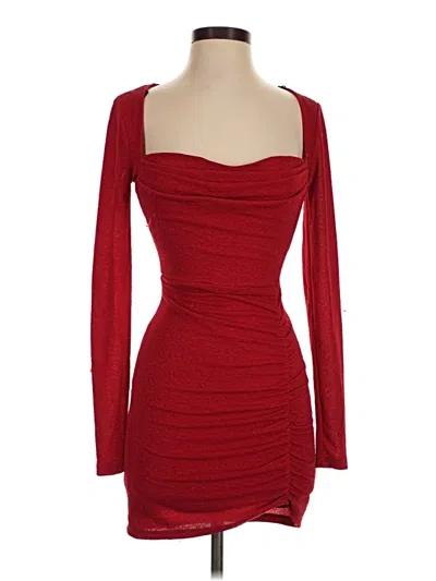 Pre-owned Windsor Cocktail Dress In Burgundy