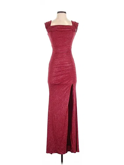 Pre-owned Windsor Cocktail Dress In Burgundy