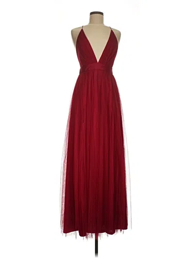 Pre-owned Windsor Cocktail Dress In Burgundy