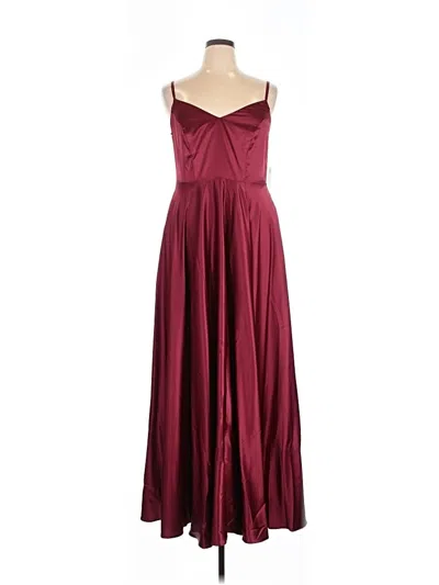 Pre-owned Windsor Cocktail Dress In Burgundy