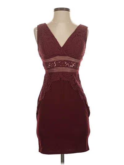 Pre-owned Windsor Cocktail Dress In Burgundy