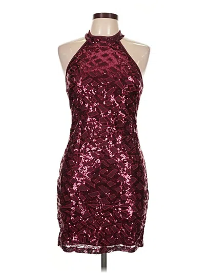 Pre-owned Windsor Cocktail Dress In Burgundy