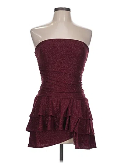 Pre-owned Windsor Cocktail Dress In Burgundy