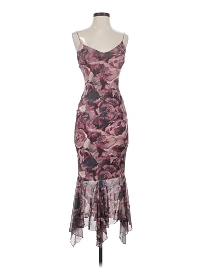Pre-owned Windsor Cocktail Dress In Burgundy