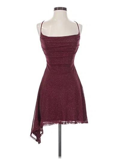 Pre-owned Windsor Cocktail Dress In Burgundy