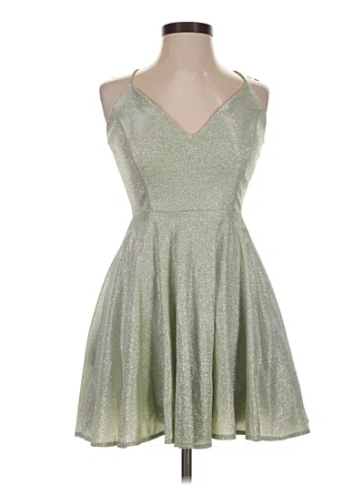 Pre-owned Windsor Cocktail Dress In Silver