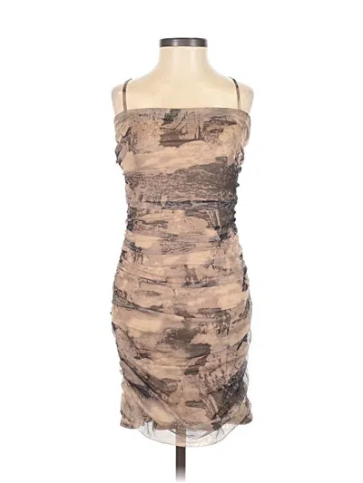 Pre-owned Windsor Cocktail Dress In Tan