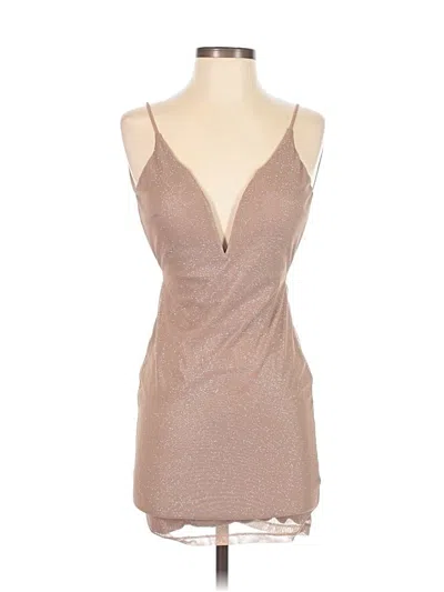 Pre-owned Windsor Cocktail Dress In Tan