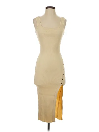 Pre-owned Windsor Cocktail Dress In Tan