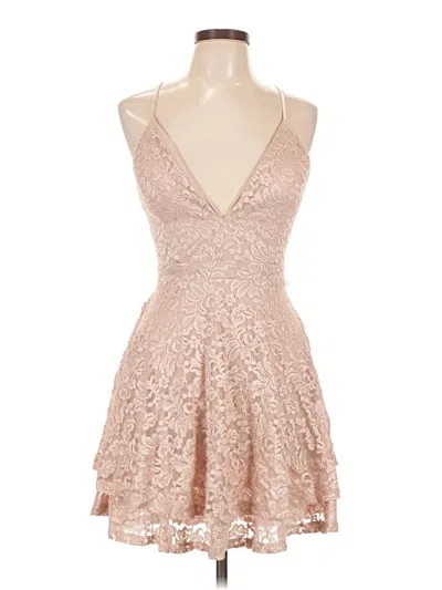 Pre-owned Windsor Cocktail Dress In Tan