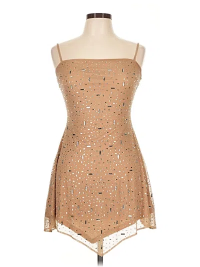 Pre-owned Windsor Cocktail Dress In Tan