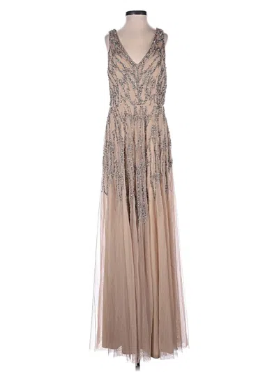 Pre-owned Windsor Cocktail Dress In Tan
