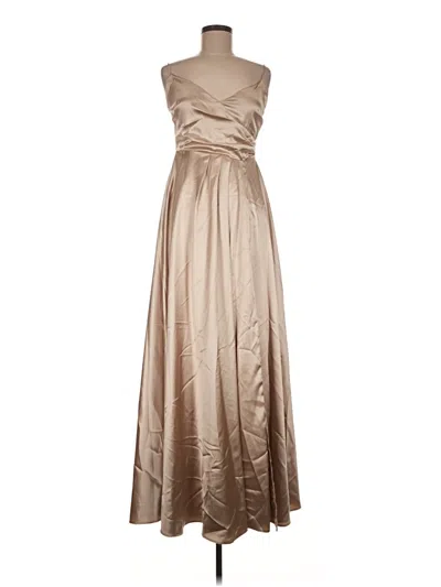 Pre-owned Windsor Cocktail Dress In Tan