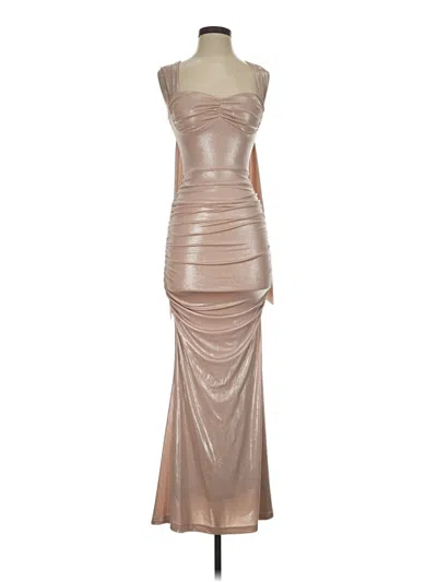 Pre-owned Windsor Cocktail Dress In Tan