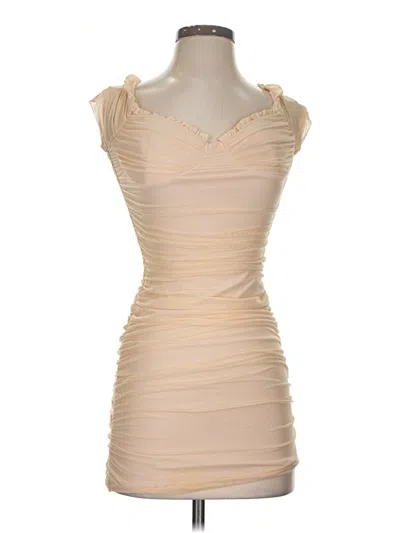Pre-owned Windsor Cocktail Dress In Tan